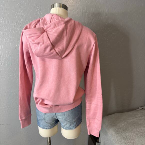 Women's Nike Sportswear Club Fleece Full-Zip Hoodie, Pink, S DQ5471-699 - Picture 3 of 5